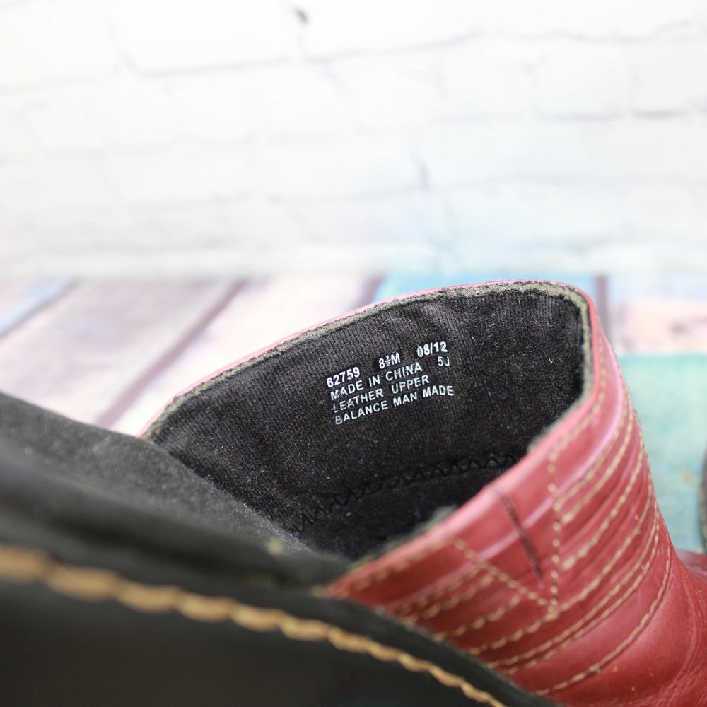 CLARKS Bendable's Leather Slip-On Clogs Size 8.5 M - Picture 8 of 9